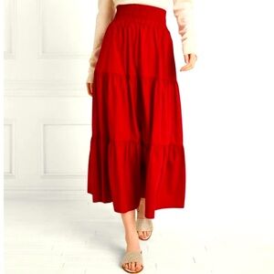 NWT Hill House Home red skirt